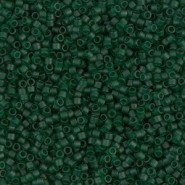 Miyuki delica kralen 15/0 - Matted transparent emerald DBS-767